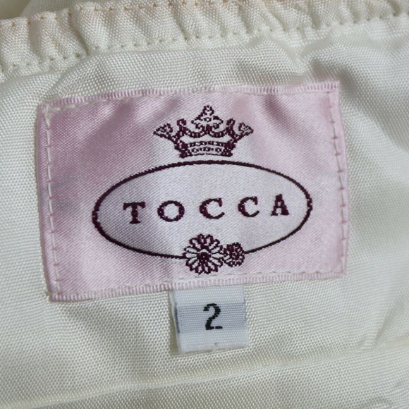 Tocca Polka Dot Strapless Dress Size 2 - Picture 6 of 7